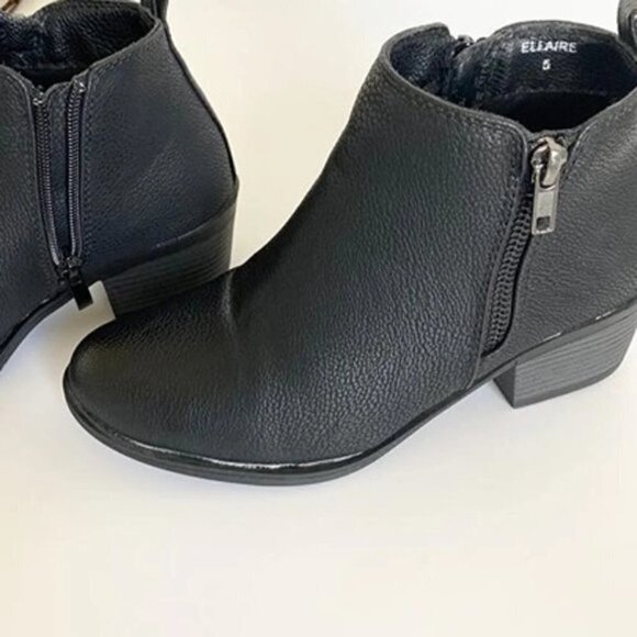 ELLAIRE Ankle & Low Stacked Heel Boots - Picture 2 of 7